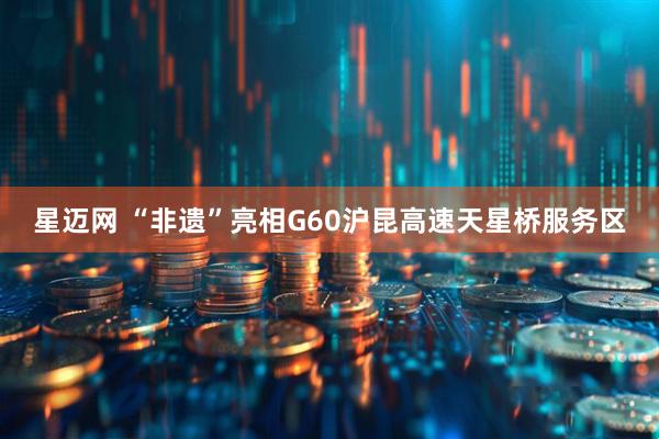 星迈网 “非遗”亮相G60沪昆高速天星桥服务区