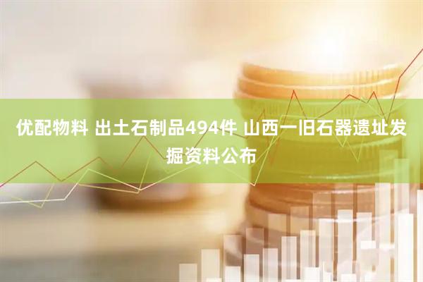 优配物料 出土石制品494件 山西一旧石器遗址发掘资料公布