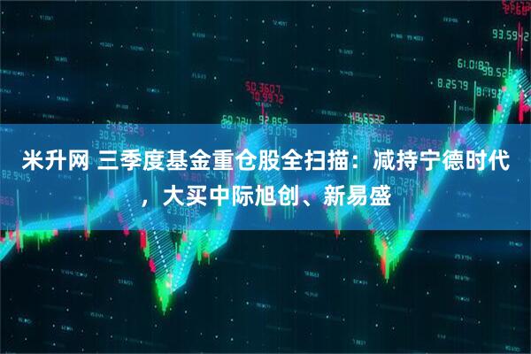 米升网 三季度基金重仓股全扫描：减持宁德时代，大买中际旭创、新易盛